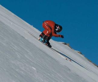 Rýchlostné lyžovanie - Letmý kilometer (© Bastian Montes, Tamtam Photo) - Lyžovačky v Alpách, www.hitka.sk