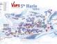 Mapka Vars Ste Marie, 1.650 m n.m. (© OT Vars) - Lyžovačky v Alpách, www.hitka.sk