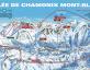 Lyžiarska mapa údolia Chamonix Mont Blanc - Lyžovačky v Alpách, www.hitka.sk 