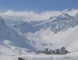 Pohľad na Tignes Val Claret (© Tignes Developpement) - Lyžovačky v Alpách, www.hitka.sk 