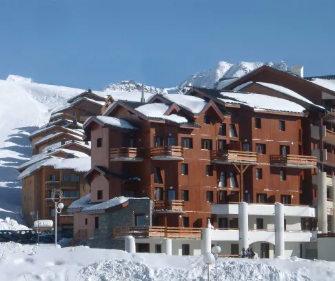 Pohľad na rezidenciu Lodges des Alpages