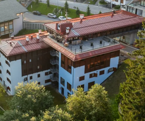 Pohľad na budovu hotela
