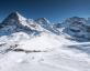 Pohľad na Kleine Scheidegg a v pozadí Eiger, Mních a Jungfrau (© Jungfraubahnen 2019) - Lyžovačky v Alpách, Formula F1, Dovolenka na lodi a plavby, www.hitka.sk