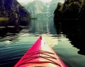 Zážitkový týždeň v regióne Dachstein Salzkammergut , Rakúsko - kanoe na jazere