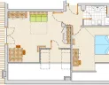 Apartmán 3P6 pre 6 osôb (© Residence Civetta) Dovolenka na lodi a plavby, Lyžovačky v Alpách, Formula F1, www.hitka.sk