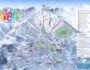 Mapka lyžiarskej oblasti Puy St Vincent (© OT Puy St Vincent)