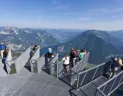 Zážitkové dni v regióne Dachstein Salzkammergut, Rakúsko - vyhliadka s plošiny 5 prstov na krajinu
