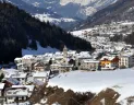 Hotel Castello, destinácia Bormio a Santa Caterina v Taliansku - pohľad na zasneženú krajinu
