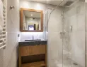 Kúpeľňa apartmánu 8/10 v rezidencii Balcons Platinium Val Cenis