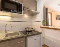 Rezidencia Chalet Jardin Alpin v La Salle les Alpes - Francúzsko  - vybavená kuchynka