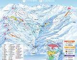 Mapa lokality Les Menuires - Lyžovačky v Alpách, www.hitka.sk 