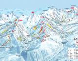 Mapa lokality Les 3 Vallées - Lyžovačky v Alpách, www.hitka.sk 