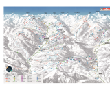 Lyžiarska mapa oblasti Skicircus Saalbach Hinterglemm Leogang Fieberbrunn