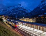 Grindelwald a východisková stanica pre kabínovú lanovku Eiger Express (© Jungfraubahnen 2019) - Lyžovačky v Alpách, Formula F1, Dovolenka na lodi a plavby, www.hitka.sk