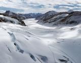 Pohľad na ľadovec Aletschgletscher z Jungfraujoch Top of Europe (© Jungfraubahnen 2019) - Lyžovačky v Alpách, Formula F1, Dovolenka na lodi a plavby, www.hitka.sk