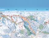 Lyžiarska mapa oblastí Parsenn - Madrisa (© Destination Davos Klosters) Lyžovačky v Alpách, Dovolenka na lodi a plavby, Formula F1, www.hitka.s
