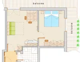 Apartmán 2P4 pre 4 osoby (© Residence Civetta) Dovolenka na lodi a plavby, Lyžovačky v Alpách, Formula F1, www.hitka.sk
