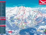 Mapa lyžiarskej oblasti Lachtal