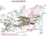 Mapa Val Cenis časť Lanslevillard - Lyžovačky v Alpách, www.hitka.sk