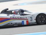 Logo HITKA na Peugeote 905, ktorý vyhral 24 hodín v Le Mans v roku 1993 - za volantom Ivan Hitka