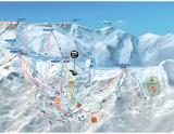 Mapa lyžiarskej oblasti Risoul