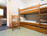 Poschodová posteľ v apartmáne v rezidencii Lodges des Alpages
