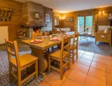 Vnútro apartmánu v rezidencii Chalet de l'Ours
