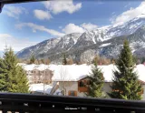 Hotel Splendor v stredisku Folgarida-Marilleva - výhľad z balkóna na Alpy