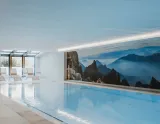 Armon Greenblu Hotel v stredisku Folgarida - pohľad na hotelový bazén