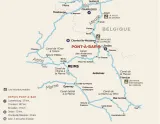 Mapa plavebnej oblasti Ardeny