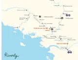 Mapa plavebnej oblasti Bretónsko