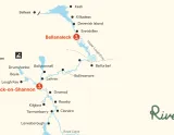 Mapa plavebnej oblasti Erne v Írsku