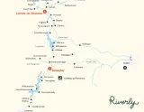 Mapa plavebnej oblasti Shannon v Írsku