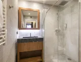 Kúpeľňa apartmánu 8/10 v rezidencii Balcons Platinium Val Cenis