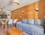 Rezidencia Ours Blanc v Les 2 Alpes - Francúzsko  - obývacia izba
