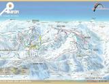 Mapa lyžiarskej oblasti Auron - Lyžovačky v Alpách, www.hitka.sk 