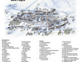 Mapa časti Belle Plagne - Lyžovačky v Alpách, www.hitka.sk 