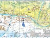 Mapa Villeneuve - La Salle les Alpes (© Serre Chevalier Vallée) -  Lyžovačky v Alpách, www.hitka.sk 