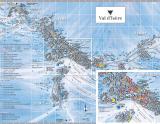 Mapa strediska Val d'Isère (© Agence Nuts - Office du Tourisme Val d'Isere) - Lyžovačky v Alpách, www.hitka.sk