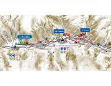 Mapa bežkárskych trás (© Serre Chevalier Vallée) -  Lyžovačky v Alpách, www.hitka.sk 