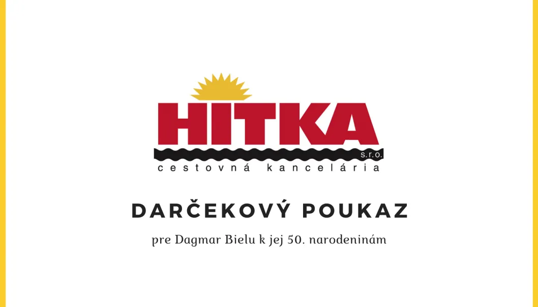 Darčekový poukaz
