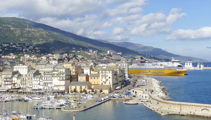Trajekt Corsica ferries z Bastie