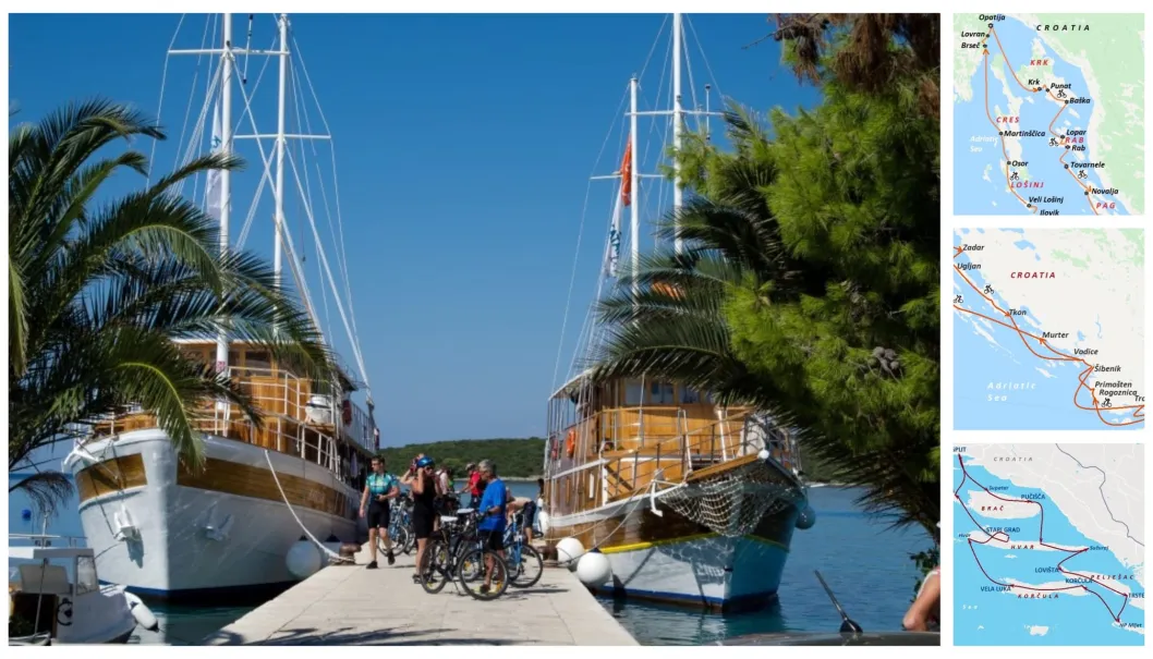 Cyklolode v Chorvátsku (© Cycling Holidays) Dovolenka na lodi a plavby, Lyžovačky v Alpách, Formula F1, www.hitka.sk