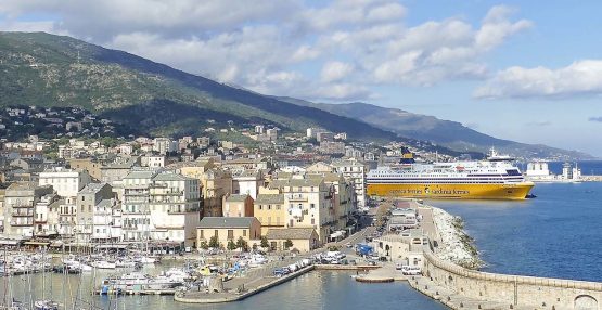 Trajekt Corsica ferries z Bastie